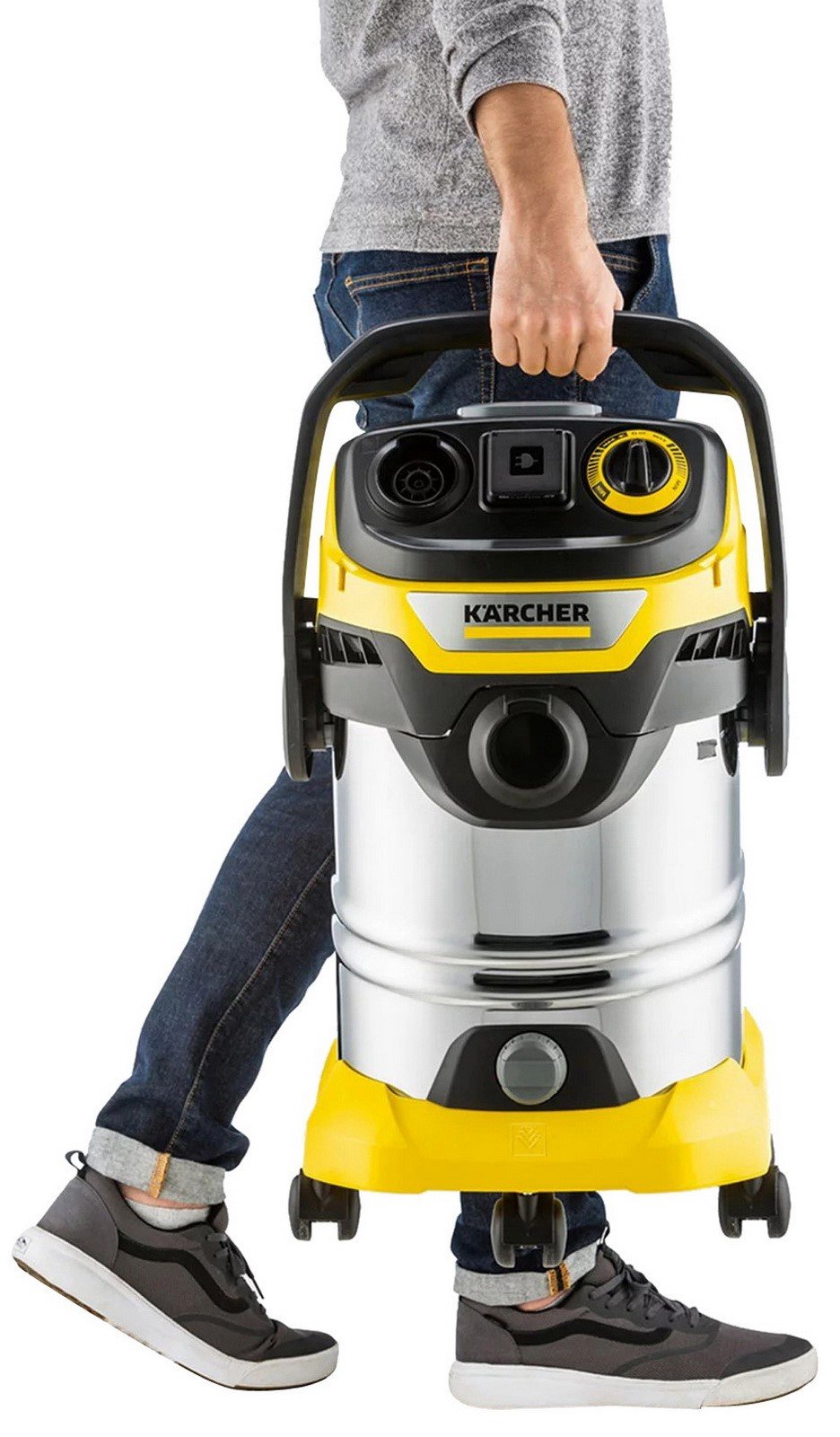 Karcher WD 6 P S Multi-Purpose 8 Gallon Wet-Dry Shop Vacuum Cleaner
