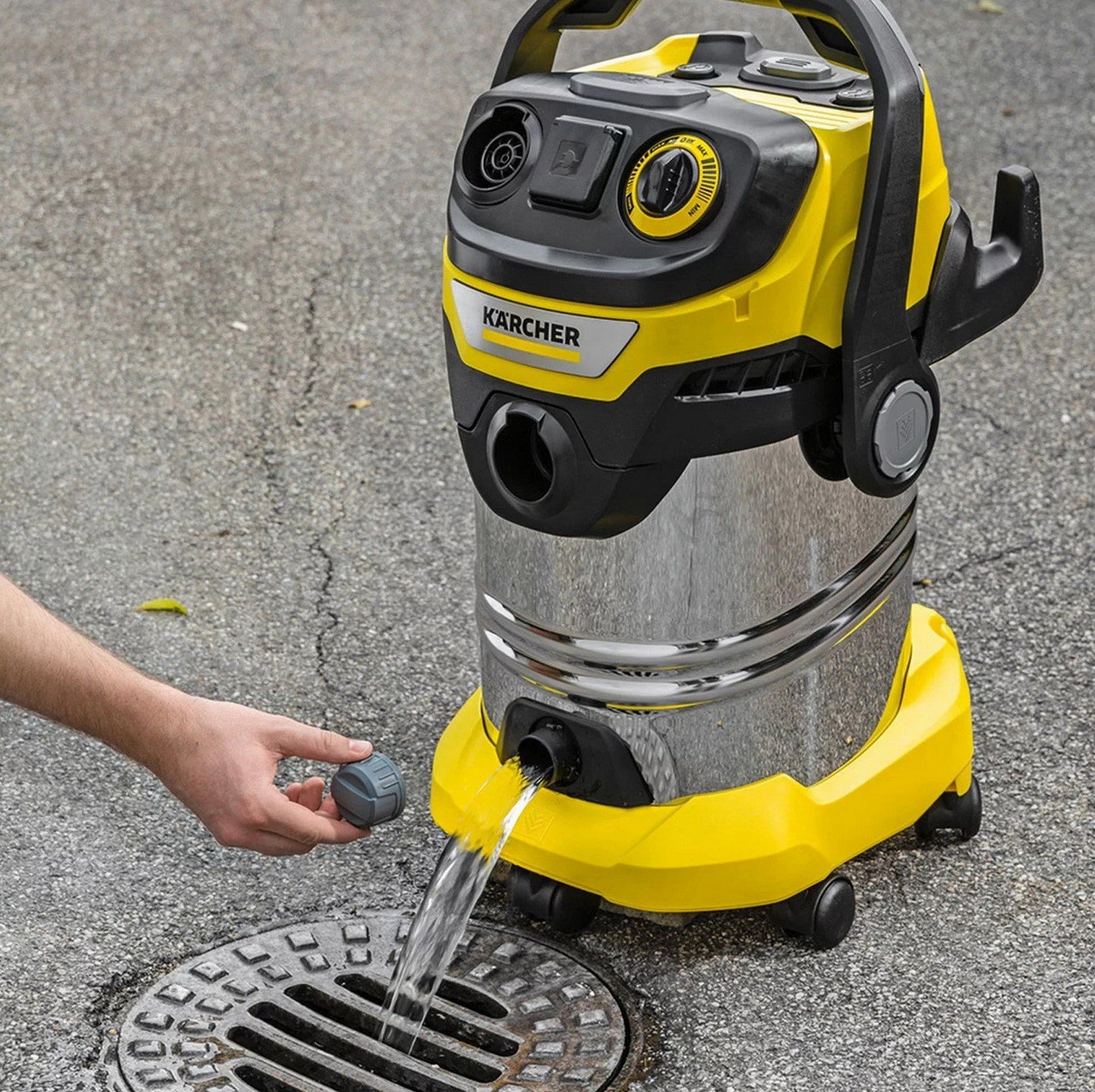 Karcher WD 6 P S Multi-Purpose 8 Gallon Wet-Dry Shop Vacuum Cleaner