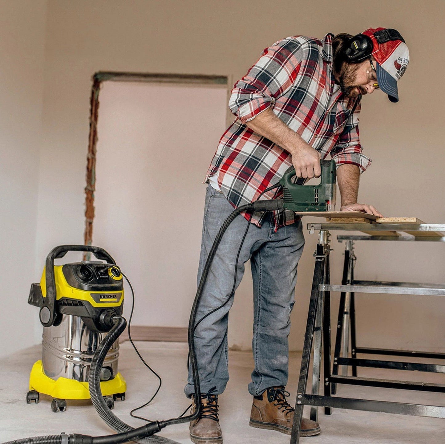 Karcher WD 6 P S Multi-Purpose 8 Gallon Wet-Dry Shop Vacuum Cleaner