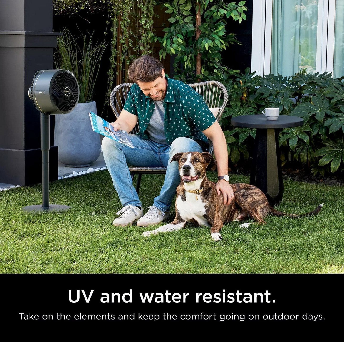 Shark FlexBreeze Fan with Mist Attachment Cordless & Corded Outdoor Indoor