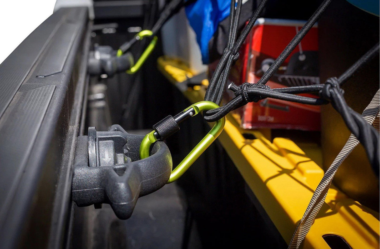 Kilimanjaro 4' x 6' Truck Bed Cargo Net with 16 Carabiner D-Clips