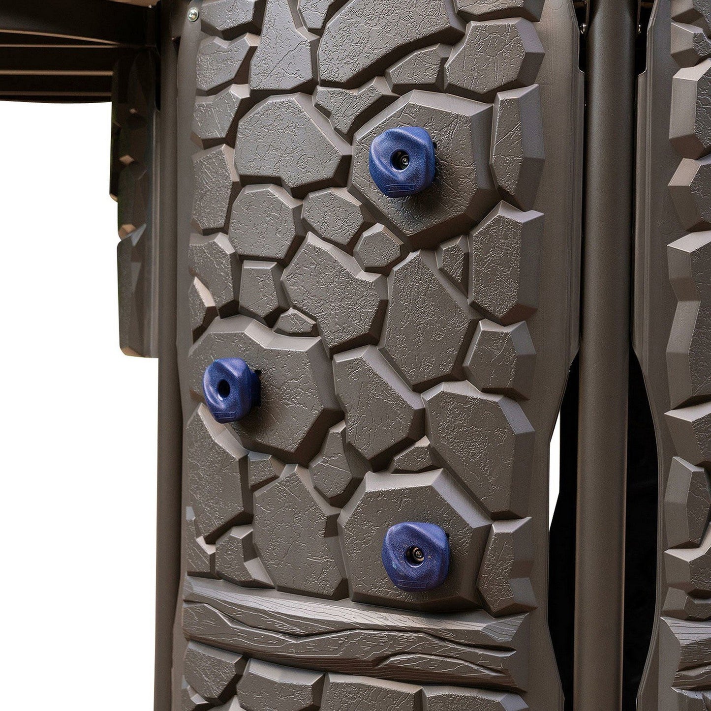 Giant Castle Playground Swing Set Playset Tube Slide Rock Climbing Wall Trapeze