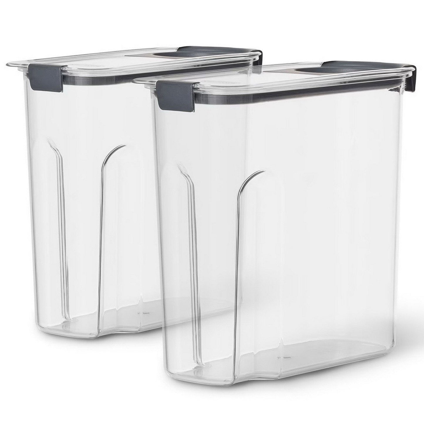 Rubbermaid Brilliance 2 Pack Cereal Dispenser Food Storage Containers 18 Cup