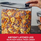 Rubbermaid Brilliance 2 Pack Cereal Dispenser Food Storage Containers 18 Cup