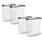 Rubbermaid Brilliance 2 Pack Cereal Dispenser Food Storage Containers 18 Cup