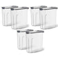 Rubbermaid Brilliance 2 Pack Cereal Dispenser Food Storage Containers 18 Cup