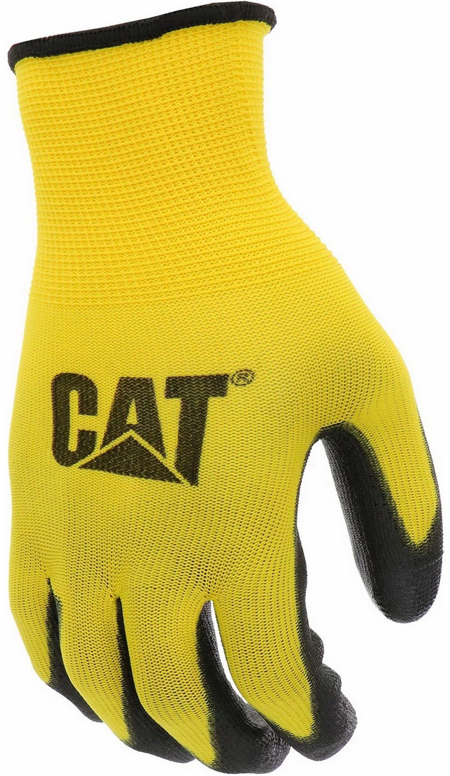 CAT PU Coated Palm Work Gloves 15 Pairs Breathable Mesh Multipurpose Grip