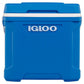 Igloo 30 Quart Cooler Ice Chest 41 Can Capacity Cool Riser Seat Height Blue