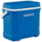Igloo 30 Quart Cooler Ice Chest 41 Can Capacity Cool Riser Seat Height Blue