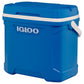 Igloo 30 Quart Cooler Ice Chest 41 Can Capacity Cool Riser Seat Height Blue