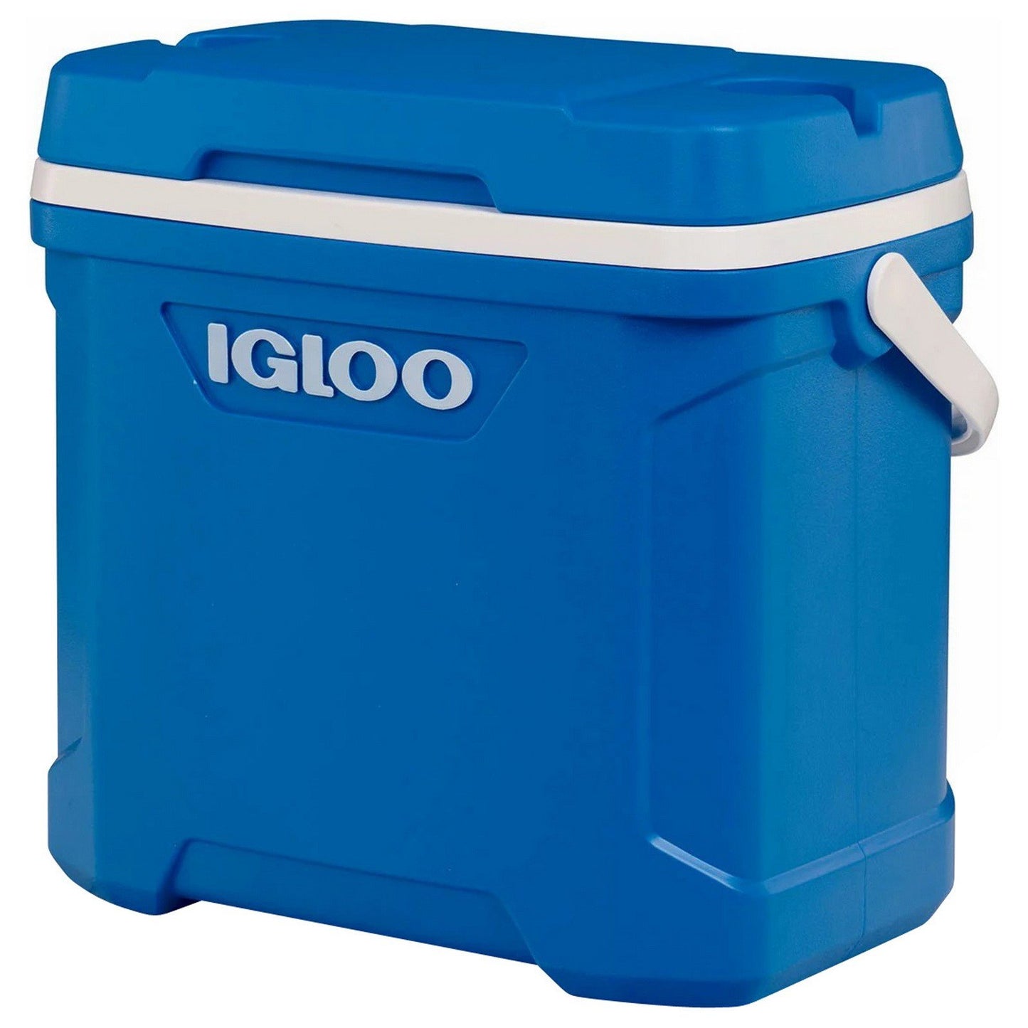 Igloo 30 Quart Cooler Ice Chest 41 Can Capacity Cool Riser Seat Height Blue