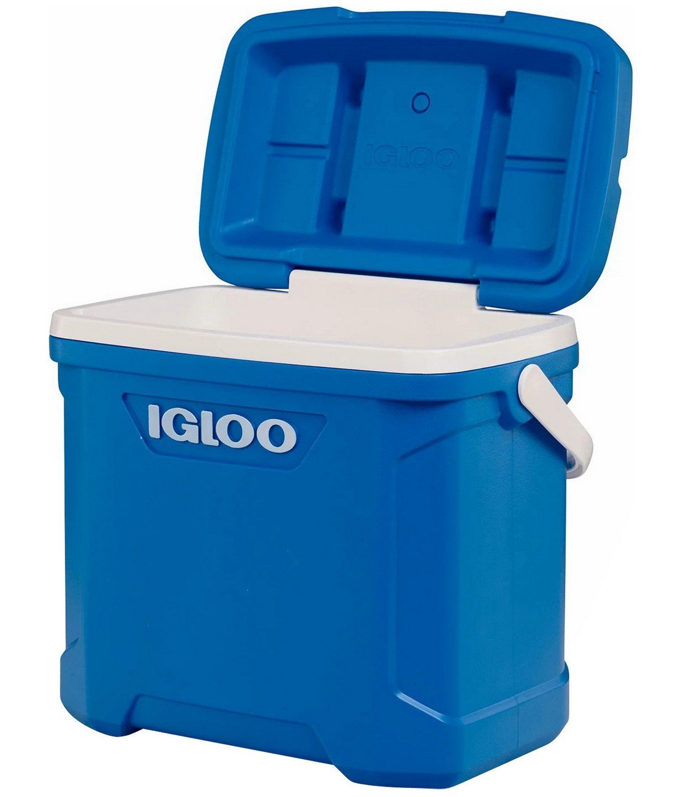 Igloo 30 Quart Cooler Ice Chest 41 Can Capacity Cool Riser Seat Height Blue