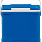 Igloo 30 Quart Cooler Ice Chest 41 Can Capacity Cool Riser Seat Height Blue