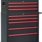 36" Wide 8 Drawer Tool Chest & Tool Cabinet with Power Strip Ball Bearing Slides