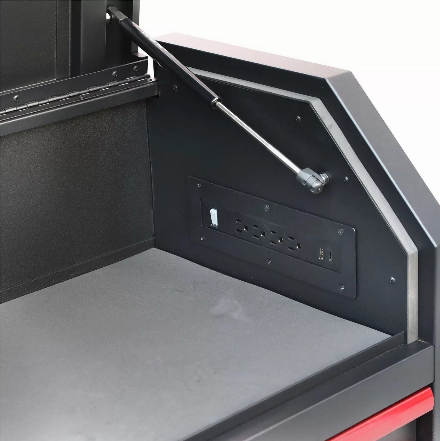 36" Wide 8 Drawer Tool Chest & Tool Cabinet with Power Strip Ball Bearing Slides