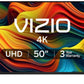 VIZIO 50" LED Smart TV Class 4K Series Full HD UHD HDR V4K50C-0809