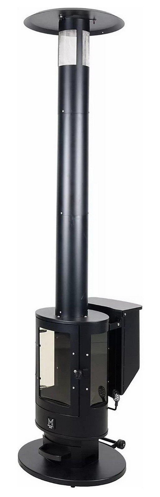 70,000 BTU Outdoor Wood Pellet Fueled Patio Space Heater with Cover