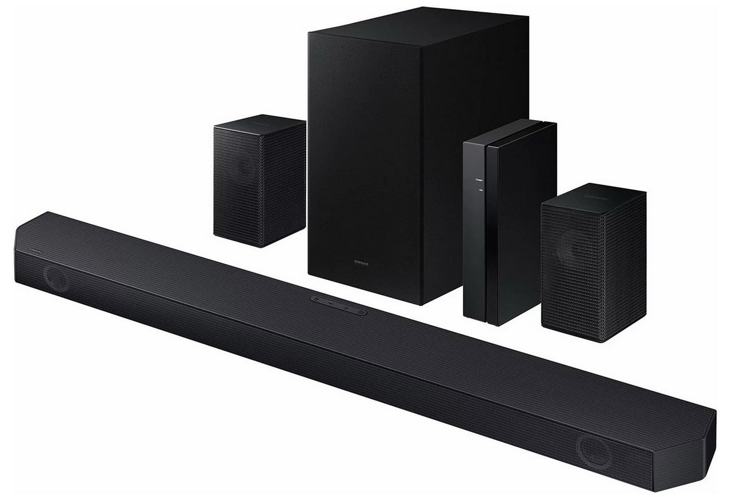 Samsung 5.1 Channel Sound Bar Wireless Subwoofer Q-Symphony Dolby ATMOS Audio