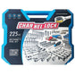 225 piece Channellock Ratchet Wrench Sockets Mechanic's Tool Set SAE & Metric