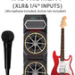 Huge Monster GI30 1800 Watt Party Bluetooth Speaker Dual 15" Subwoofers 54" Tall