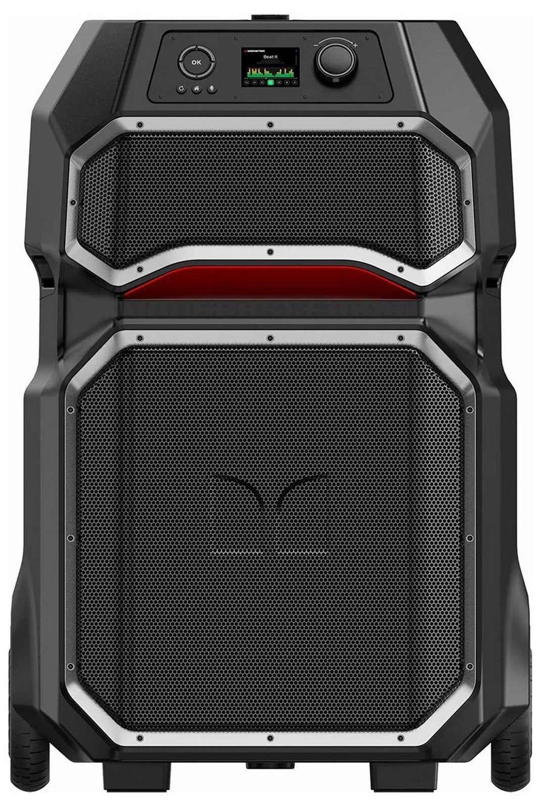 Monster Rockin Roller X Portable Bluetooth Speaker w/ Microphone Indoor Outdoor