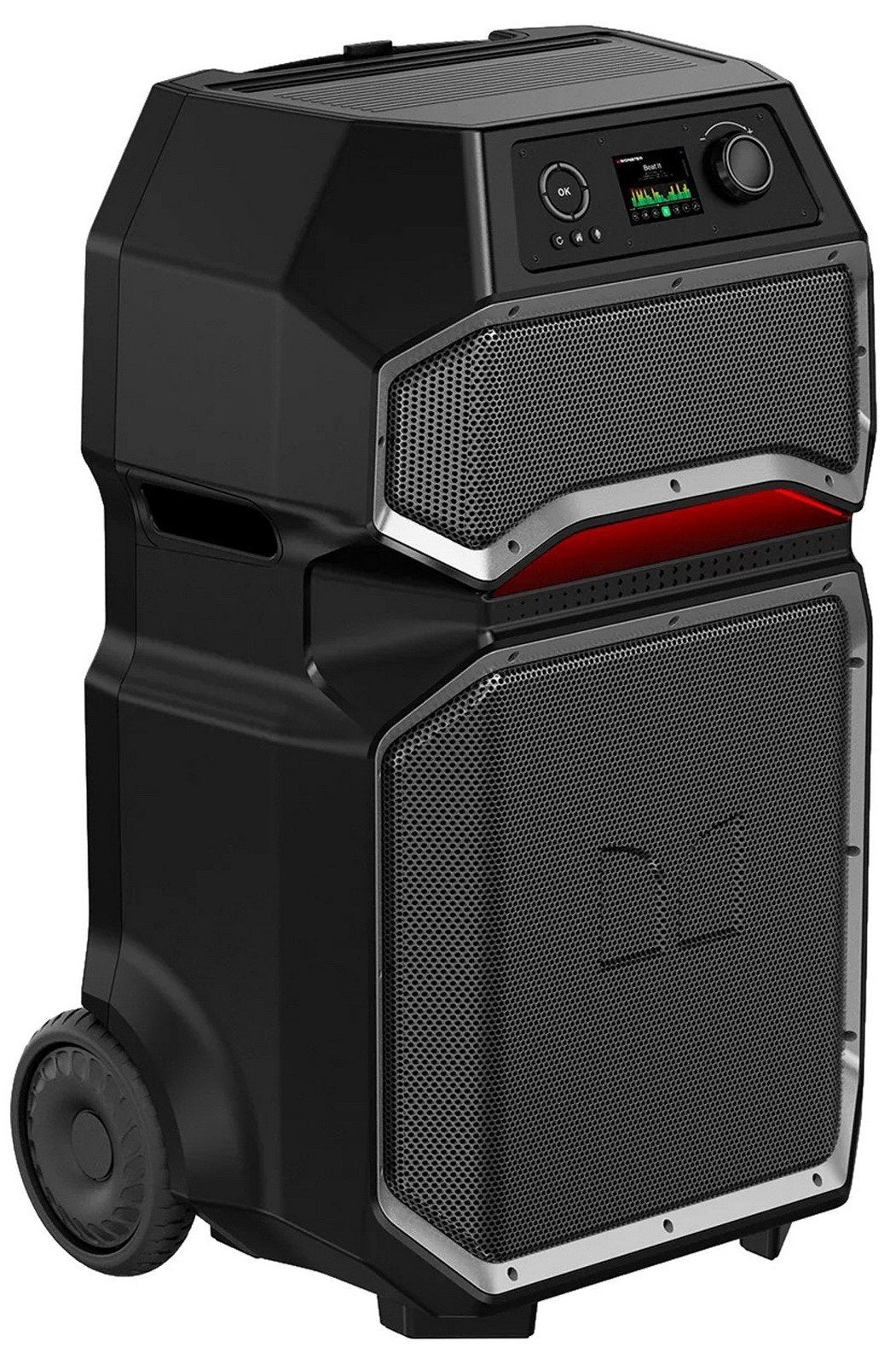 Monster Rockin Roller X Portable Bluetooth Speaker w/ Microphone Indoor Outdoor