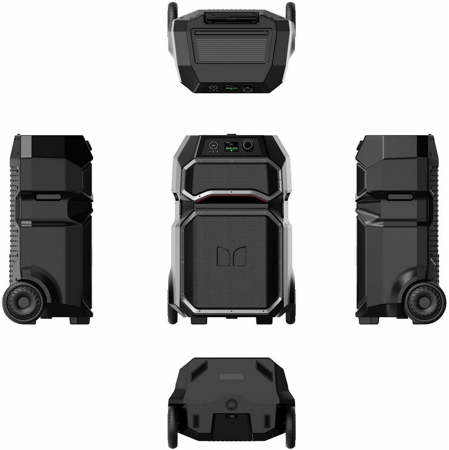 Monster Rockin Roller X Portable Bluetooth Speaker w/ Microphone Indoor Outdoor