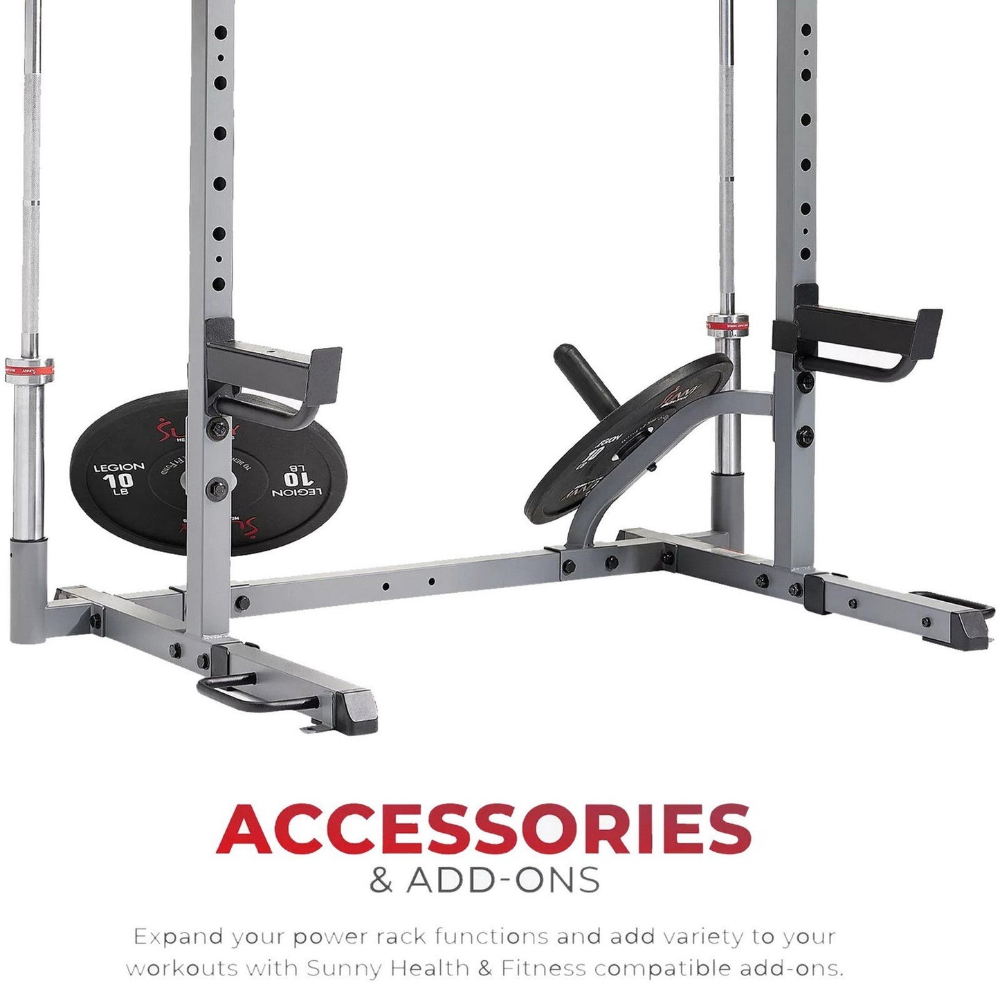 Weightlifting Squat Stand Rack Power Cage with Pull-Up Bar Weight Storage 800 lb