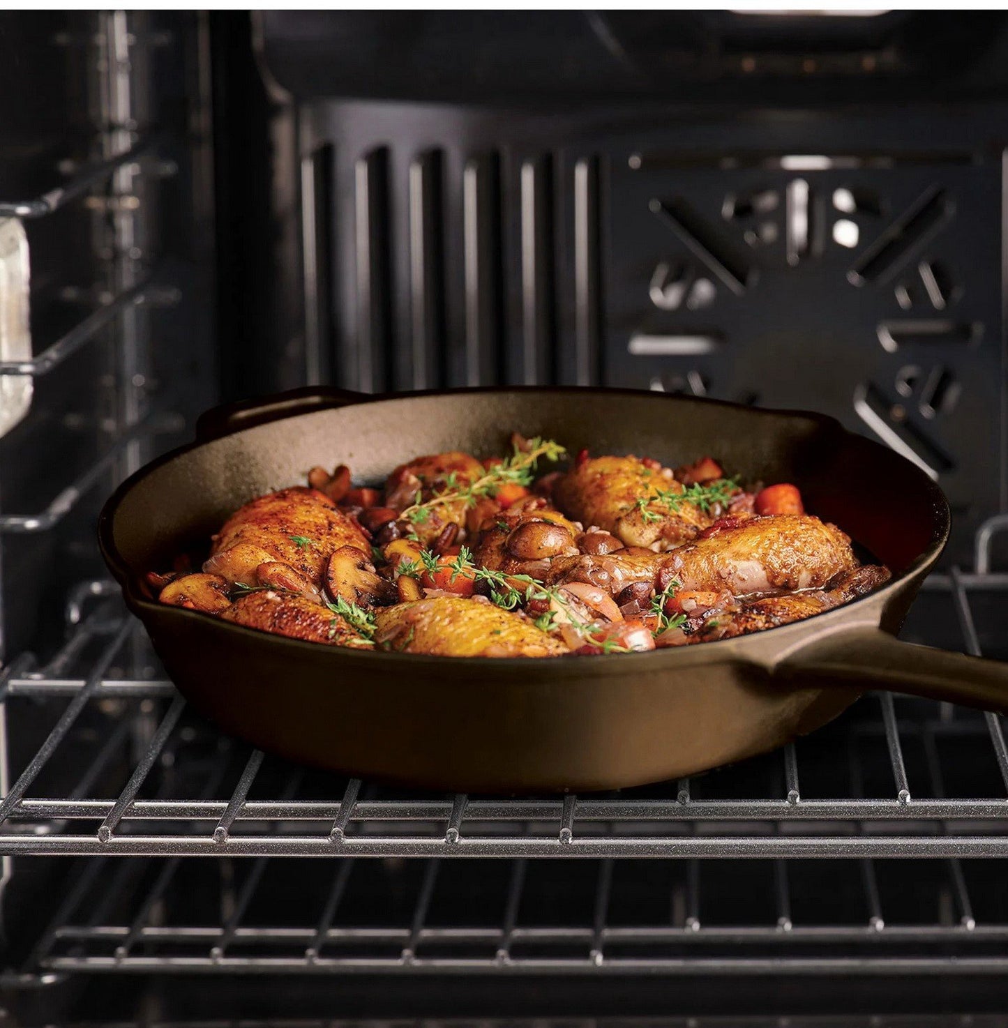 Tramontina Enamel Cast Iron Skillets Fry Pans Set 10" and 12" Induction Ready