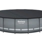 Bestway Large 18' x 48" Above Ground Pool Set Ladder Filter Pump Cover