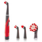 Rubbermaid Oscillating Head Power Scrubber Scrub Brush Cleaner 5 Piece Set