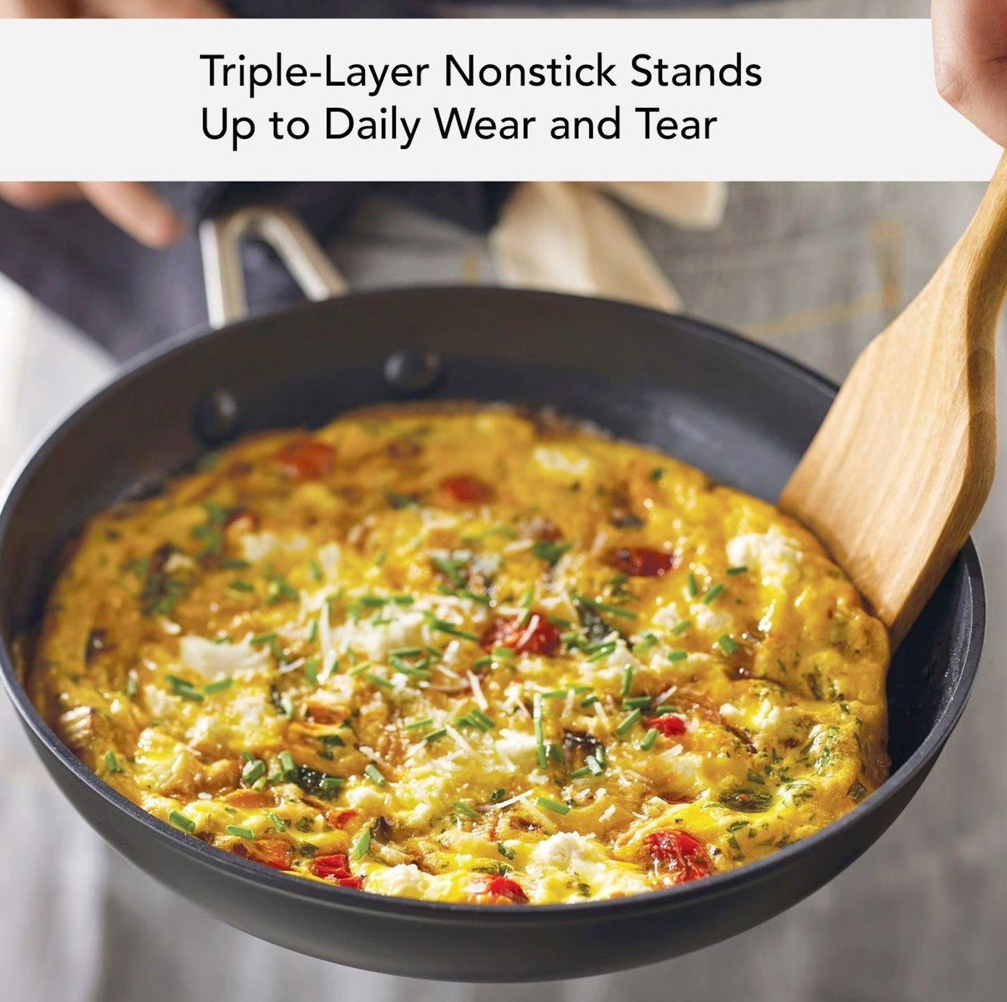 KitchenAid 2 pc Nonstick Fry Pan Set 10.5" 12" Hard Anodized Induction Ready