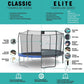 15' Skywalker Round Elite Trampoline with Ladder & Safety Enclosure
