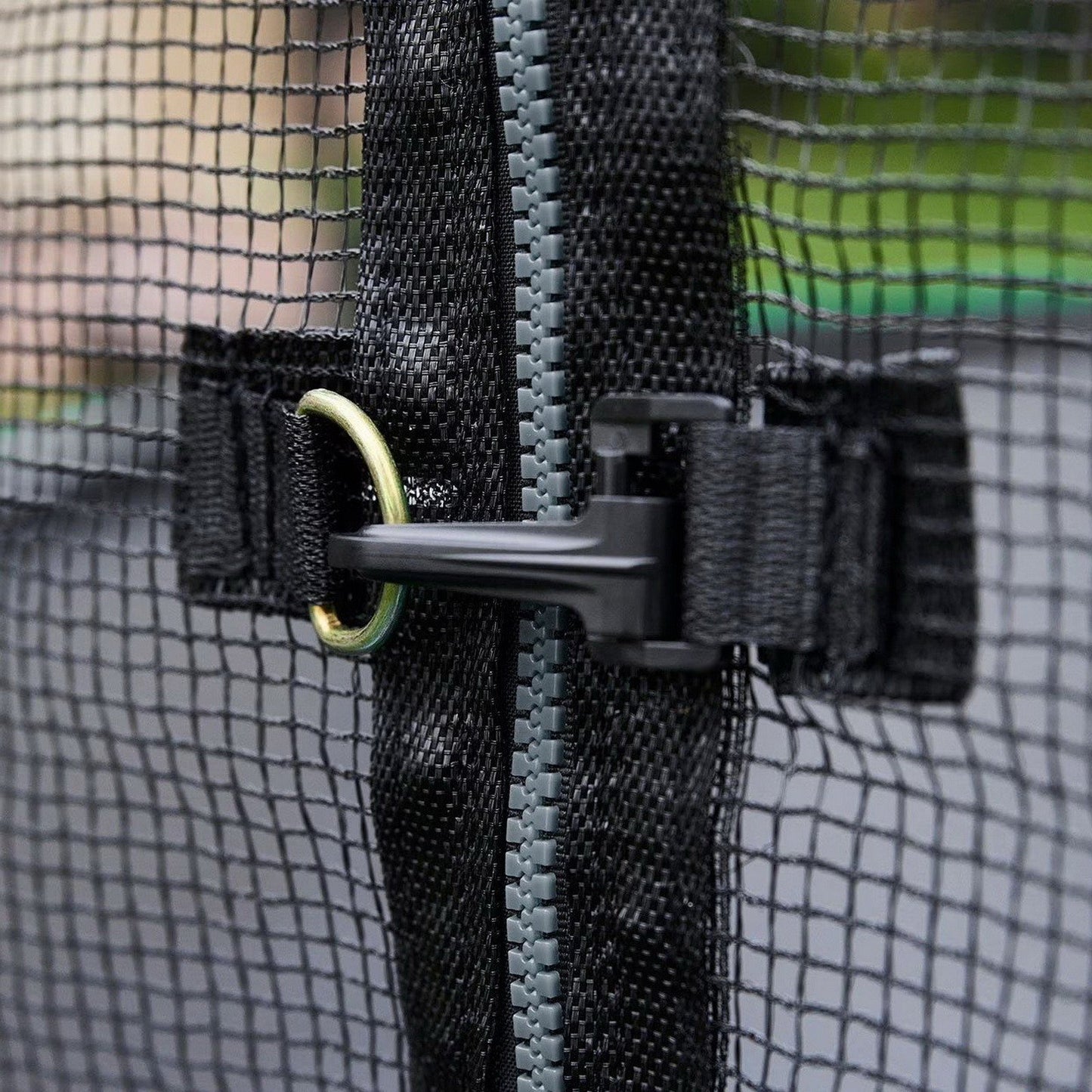 15' Skywalker Round Elite Trampoline with Ladder & Safety Enclosure