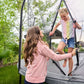 15' Skywalker Round Elite Trampoline with Ladder & Safety Enclosure