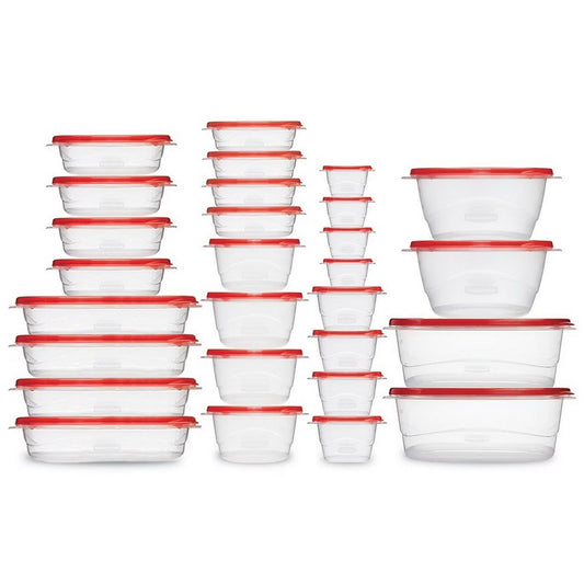 Rubbermaid 56 Piece Food Storage Containers Set Plastic TakeAlongs