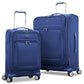 Samsonite 2 pc Softside Spinner Wheel Luggage Set Rolling Expandable Suitcases