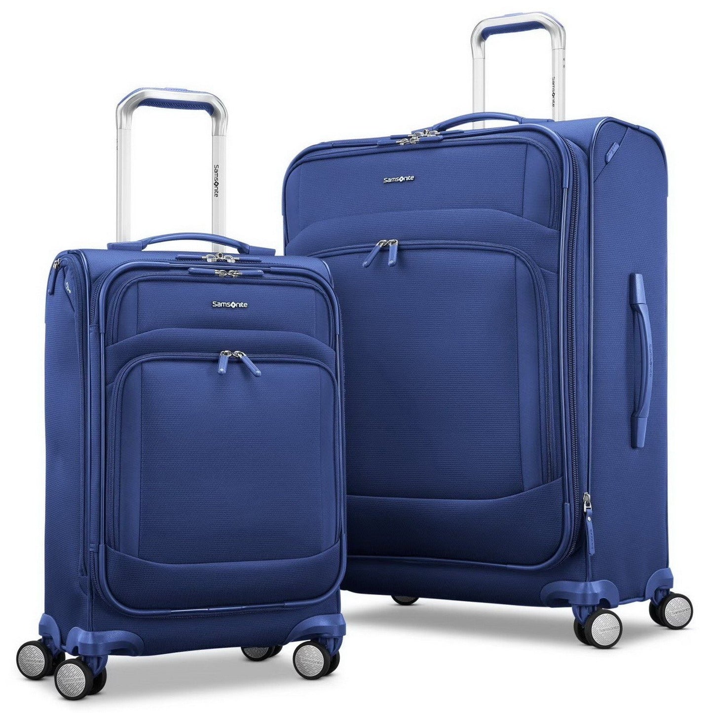 Samsonite 2 pc Softside Spinner Wheel Luggage Set Rolling Expandable Suitcases