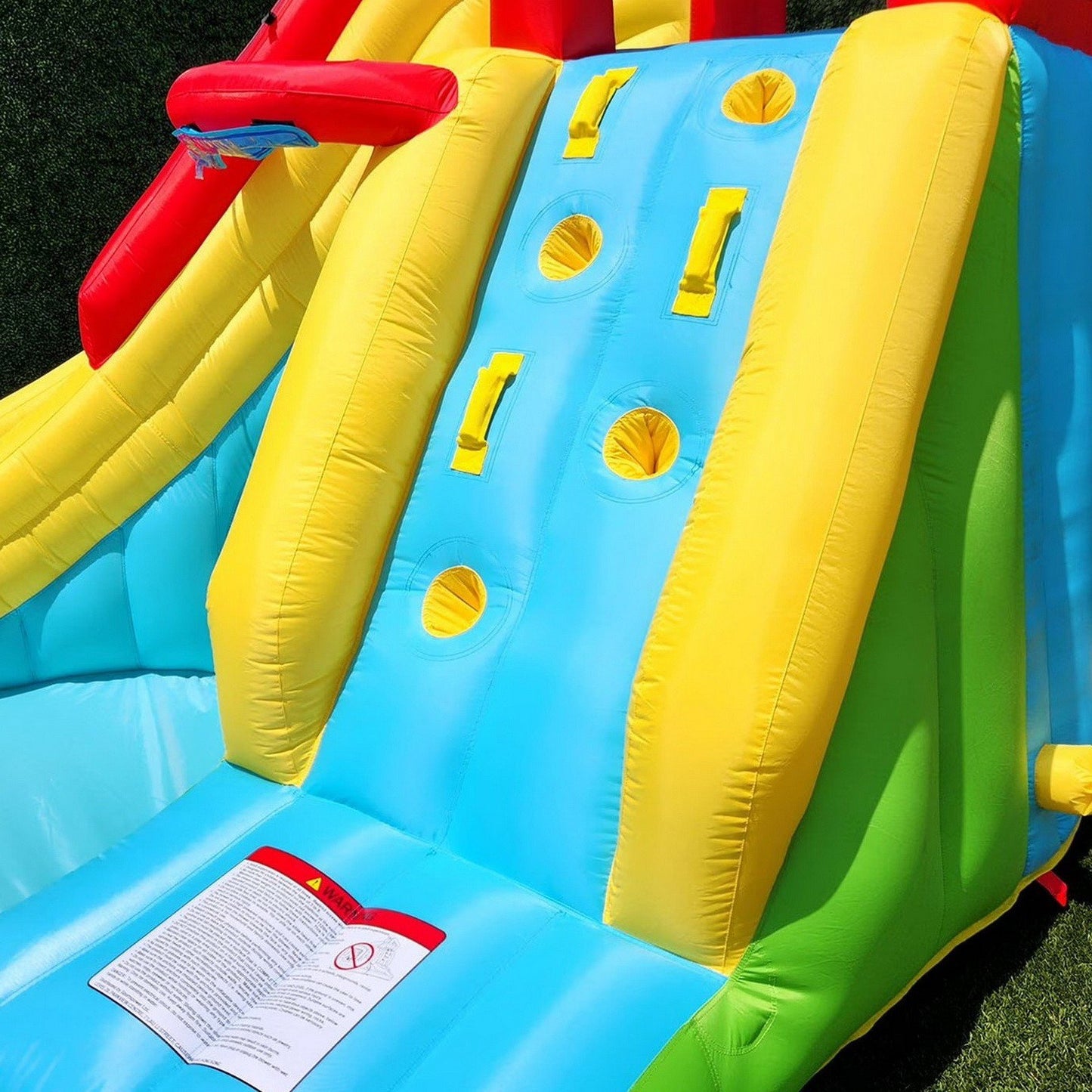Kids Large Inflatable Water Slide Splash Pool Climbing Wall My First Waterslide