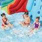 H2OGO! Huge Inflatable Water Park Splash Pool 2 Lane Slide Spray Blaster
