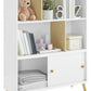 Kids Room Bookcase 3 Shelf Bookshelf Pink White Gray Toy Book Shelf Storage