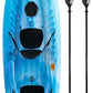 Envoy Tandem 2 Person Kayak Sit On Top Flat Bottom with Paddles 10'-6" Long