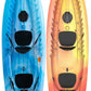 Envoy Tandem 2 Person Kayak Sit On Top Flat Bottom with Paddles 10'-6" Long