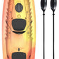Envoy Tandem 2 Person Kayak Sit On Top Flat Bottom with Paddles 10'-6" Long