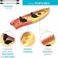 Envoy Tandem 2 Person Kayak Sit On Top Flat Bottom with Paddles 10'-6" Long