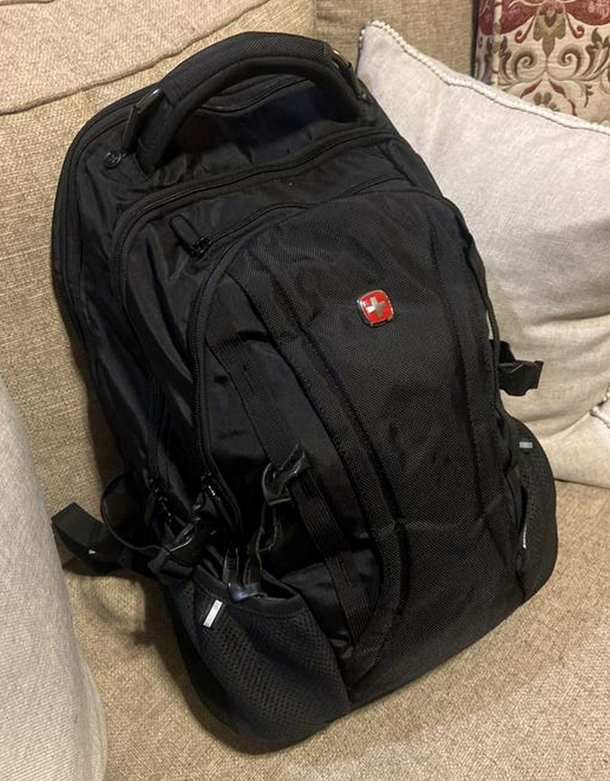 Swiss Gear 16" Laptop Backpack Padded Compartment Multiple Pockets TSA Swissgear