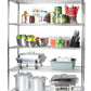5 Shelf Wire Shelving Metal Storage Rack Heavy Duty Chrome Plated Steel 60" Wide