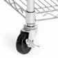 5 Shelf Wire Shelving Metal Storage Rack Heavy Duty Chrome Plated Steel 60" Wide