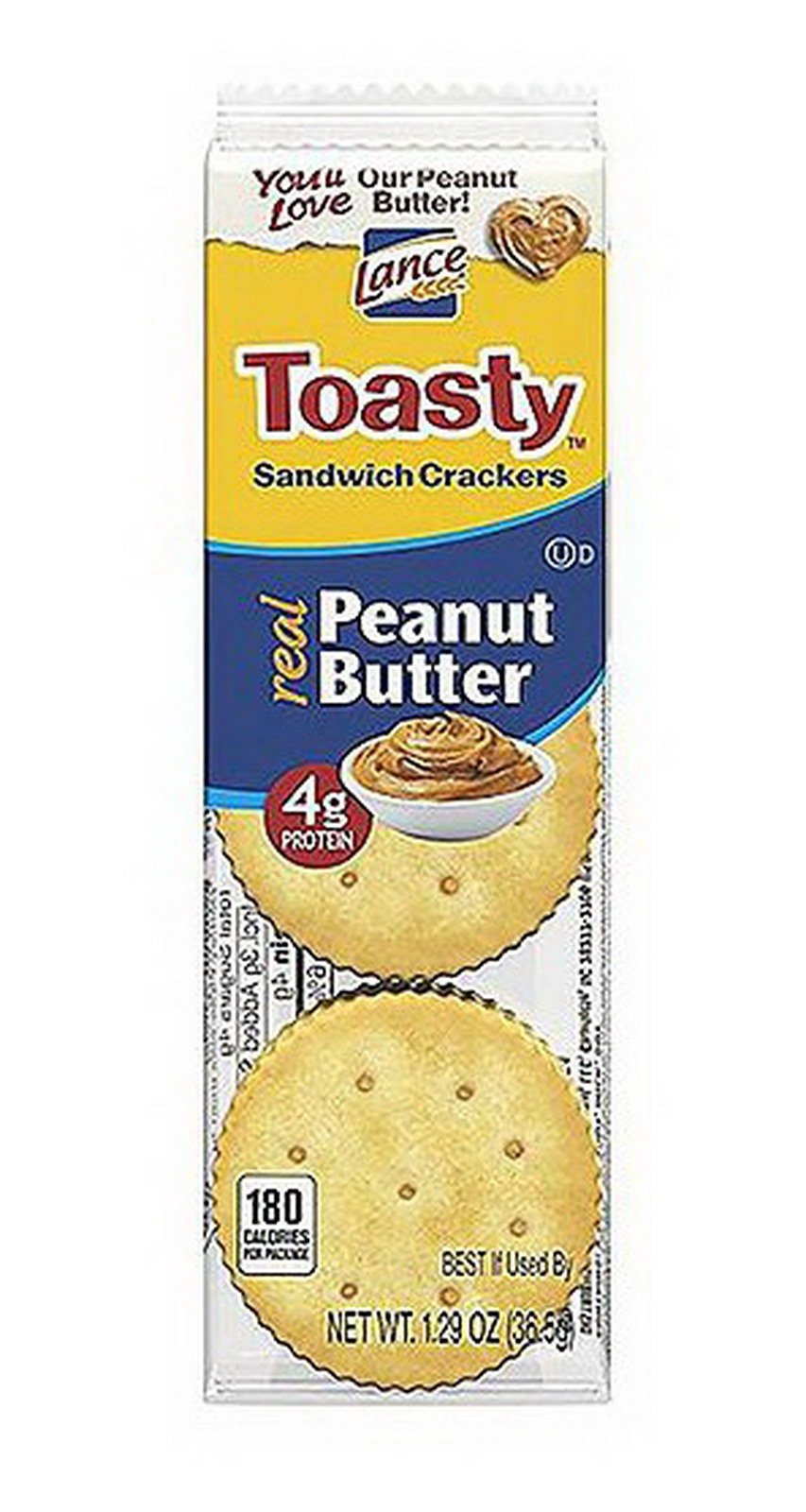 Two 40 Packs Lance Toasty Peanut Butter Sandwich Crackers Snacks