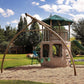 Huge Outdoor Playground Swing Set Climbing Tower Clubhouse Playset Swing Slide